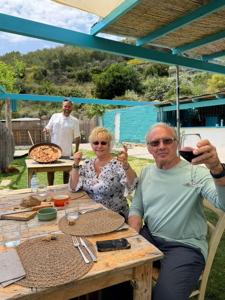 Vino en la finca